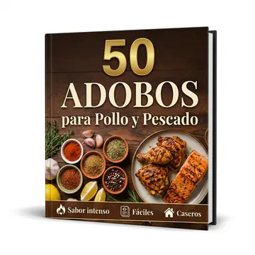 Portada del bono 50 Adobos para Pollo y Pescado