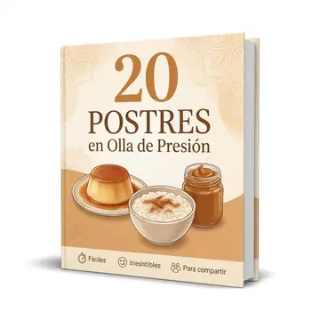 Portada del bono 20 Postres en Olla de Presión
