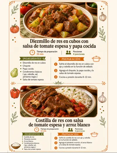Ejemplo de receta del libro 4